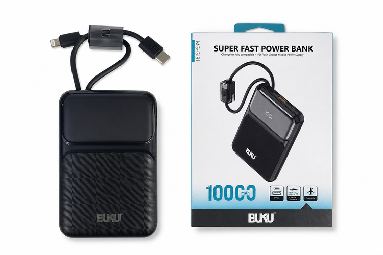 پاور بانک سوپر فست BUKU مدل MG-G181
