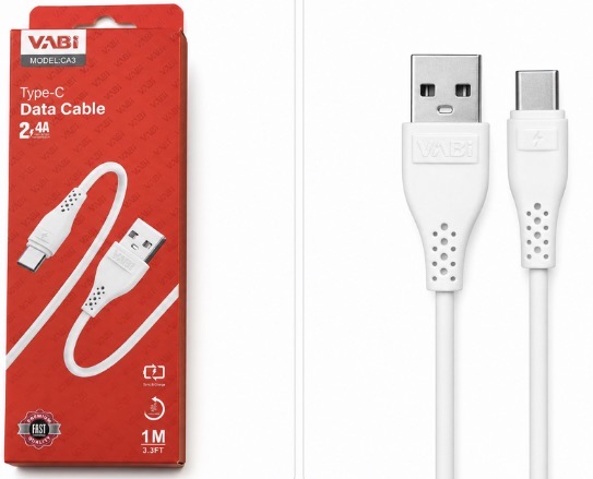 کابل دیتا VABI تایپ C مدل CA3