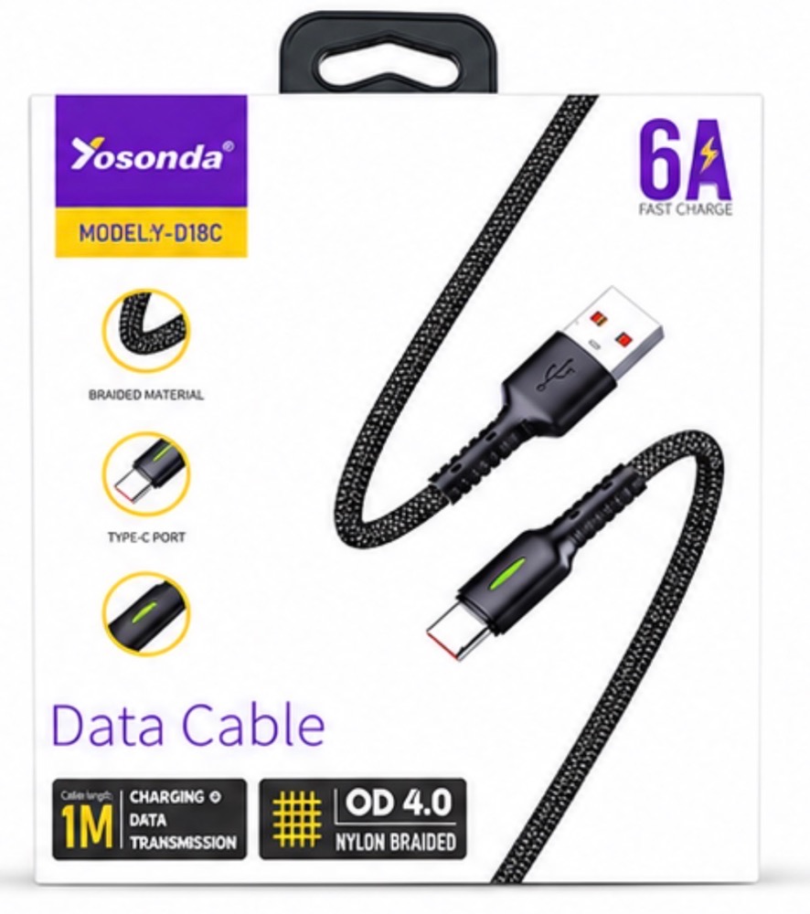 کابل شارژ yosanda مدل D18C