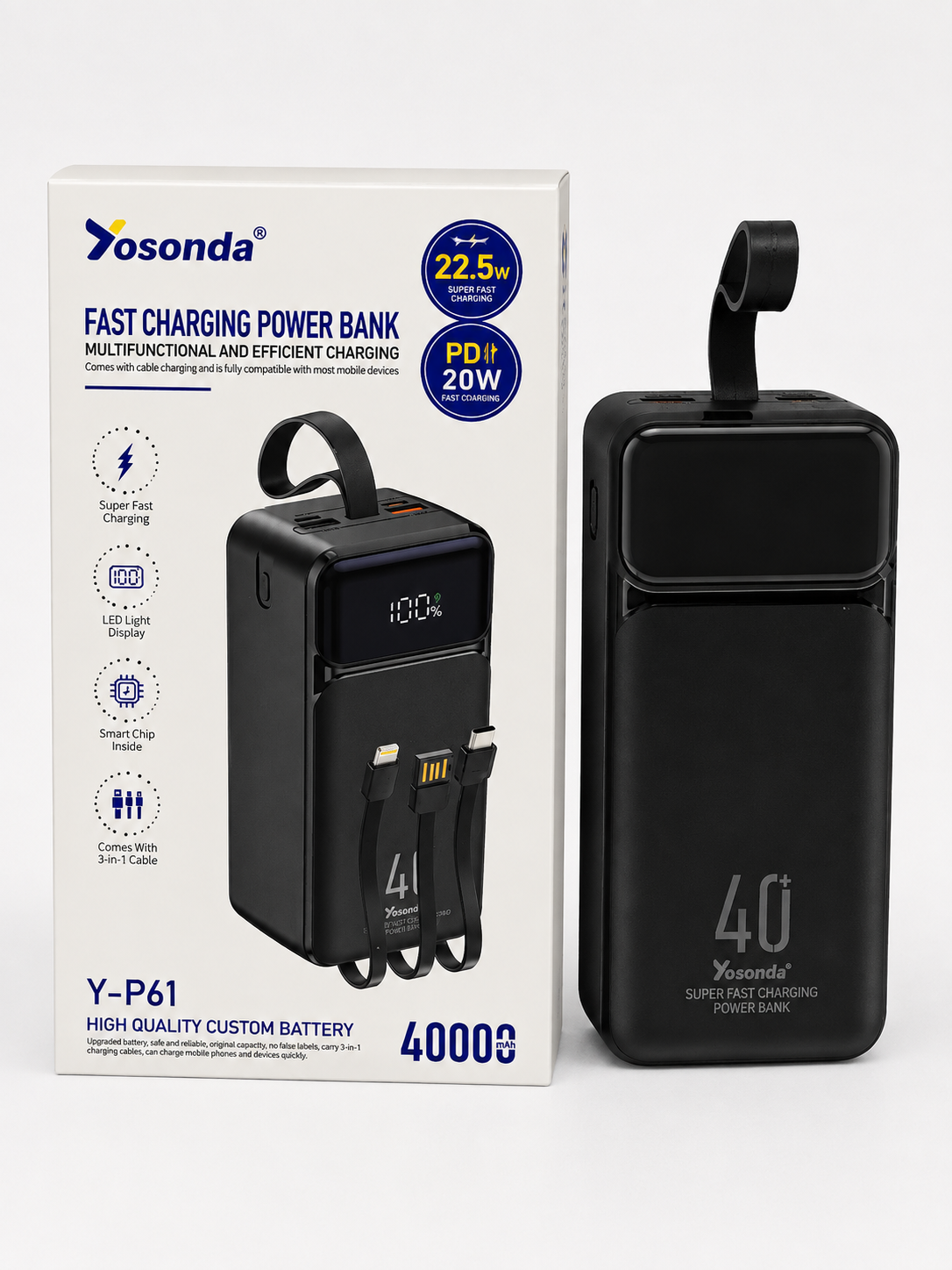 پاوربانک 40000 YOSANDA Y-P61