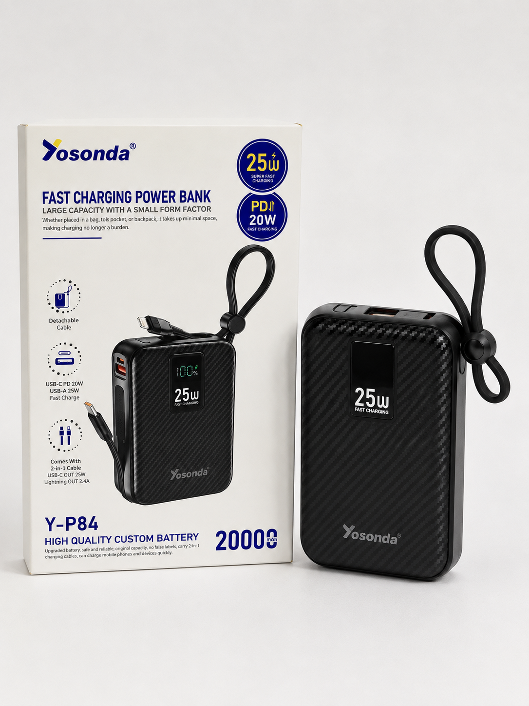 پاوربانک 20000 YOSANDA Y-P84